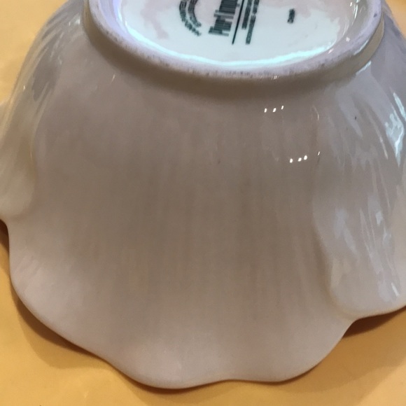 PIER 1 - Two (2) Red Yellow Flower Bowls Ice Cream Dishes - Picture 10 of 16